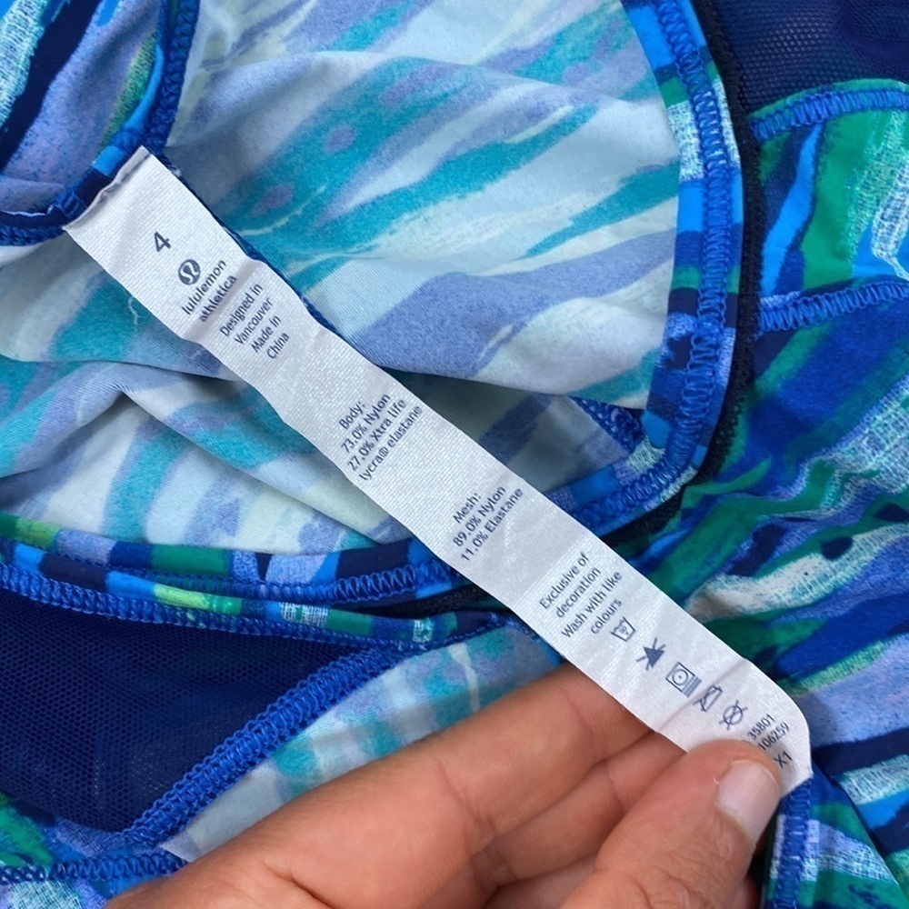 Lululemon Sculpt Tank Seven Wonders Multi / Hero Blue View 5